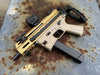 B&T Apc9k Pro Pistol Glock lower w Telebrace & Tailhook
